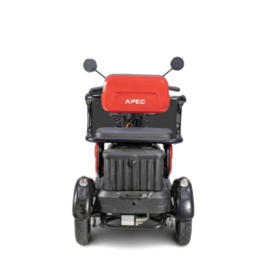 Triciclu Electric, Fara Permis, Motor 1000W, APM2 Rosu, Autonomie pana la 36km, viteza maxima 25 km pe ora, Omologat RAR, voltarom.ro,291721