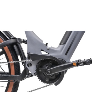 Bicicletă electrică SUV MS Energy Mokosha C502, motor central Ananda M60 de 250 W, cuplu 70 Nm, baterie 48 V, 12 Ah, autonomie 60–120 km, gri - Img 11