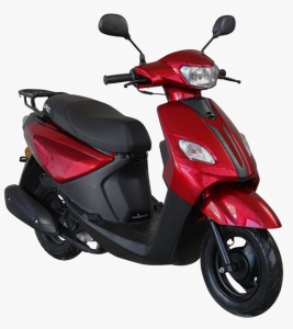 Scuter benzina, Voltarom Delivery PS3, 49.6 CC, Cu permis, 8.05 Cp, 45 Km/h, Visiniu