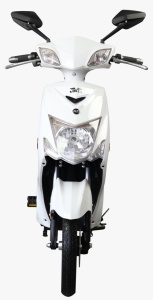 Scuter Electric (Bicicleta), Fara Permis, Cu Pedale Volta SX - 220 W, viteza maxima 25 km pe ora, Alb, voltarom.ro,2934
