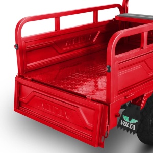 Triciclu electric 3900W, Voltarom VT5 Fara permis, 72V, 80Ah, vit maxima25 Km pe ora, Rosu, Autonomie 70Km - Img 2