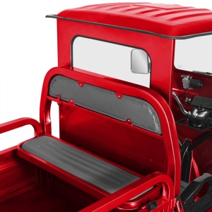 Triciclu electric 3900W, Voltarom VT5 Fara permis, 72V, 80Ah, vit maxima 25 Km pe ora, Rosu, Autonomie 70Km, Cu cabina - Img 6