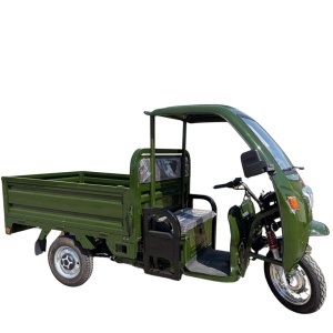 Triciclu Electric Voltarom JK160 Cargo, 1500W, Fara permis, Autonomie 80 km, 25 km/h, cu Cabina