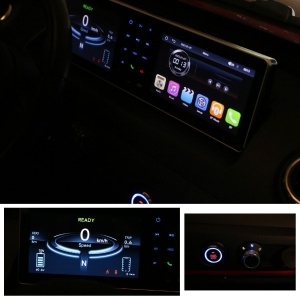 Mașină electrică NEW Q-EN Rosu – cu 2 locuri, baterie Li-Ion detașabilă 64V/100Ah, autonomie până la 120 km - Img 4