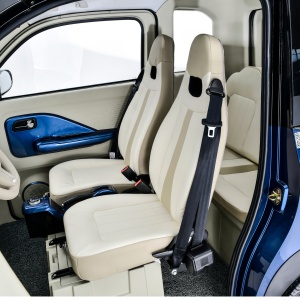 Mașină Electrică Voltarom S2– Vehicul Urban 25 km/h, Fără Permis, Motor 4000W , Albastru 2 locuri in fata, autonomie 120km - Img 4
