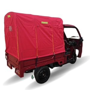 Prelata impermeabila rosu VT5 pt triciclu electric VT5 - inclus accesorii de montaj - Img 3