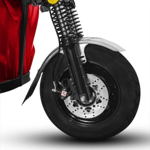 Triciclu electric 3900W, Voltarom VT5 Fara permis, 72V, 80Ah, vit maxima25 Km pe ora, Rosu, Autonomie 70Km - Img 3