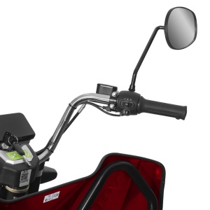 Voltarom Hercules, motor 3900W, 72V, 120Ah, 120km autonomie, viteza maxima 25 km pe ora, Triciclu electric Fara Permis, Rosu - Img 3