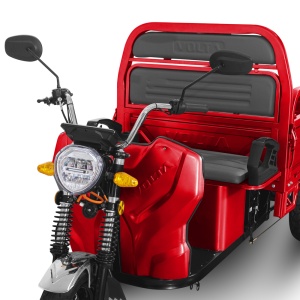 Voltarom Hercules, motor 3900W, 72V, 120Ah, 120km autonomie, viteza maxima 25 km pe ora, Triciclu electric Fara Permis, Rosu - Img 12