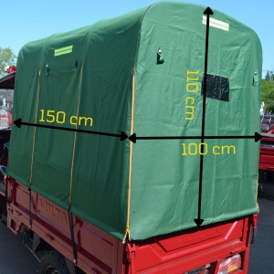Prelata impermeabila camuflaj VT5 pt triciclu electric VT5 - inclus accesorii de montaj - Img 4