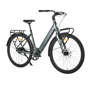 Bicicletă electrică urbană MS Energy Zorya Plus C500, motor Ananda R400 de 250 W, cuplu 45 Nm, viteză maximă 25 km/h, autonomie 55–80 km, baterie 36 V, 10 Ah, Negru nocturn