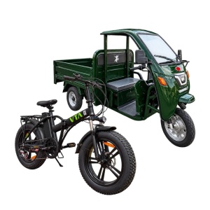 Pachet electric Voltarom JK160 Cargo 1500W + bicicletă pliabilă electrică Shimano VB2 250W, autonomie extinsă