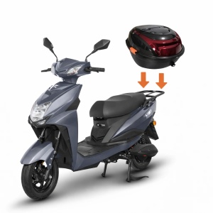 PACHET Scuter Electric Voltarom 2000 W, VS1 GRI Fara Permis + Cutie Portbagaj