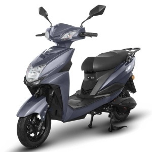 Scuter Electric 2000W, Voltarom VS1 Cu permis, model 2026, 72V, 20Ah, viteza maxima 45 Km pe ora, Autonomie 80Km, Gri