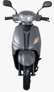Scuter pe benzina, PS3, viteza maxima 45 km pe ora, 49 cc, Gri, Permis A1 sau B - Img 2