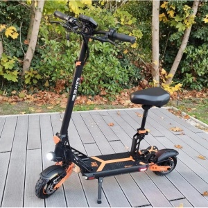 Trotineta KuKirin G2 MAX Electric Scooter, Viteza maxima 55km/h, Autonomie 80Km, Motor 1000W, 48V 20Ah (Black), voltarom.ro,10355