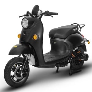 Voltarom S2, motor 2000 W, viteza maxima 45 km pe ora, autonomie pana la 60 km, Scuter Electric Cu Permis, Negru - Img 1