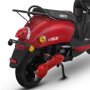 Voltarom S2, motor 2000W, viteza maxima 45 km pe ora, autonomie pana la 60 km, Scuter Electric cu Permis, visiniu - Img 9