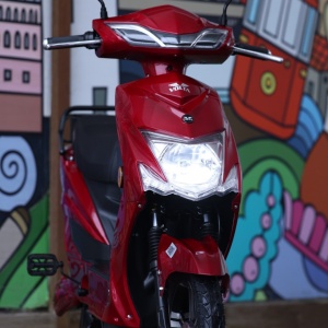 Scuter Electric (Bicicleta), Fara Permis, Cu Pedale Volta SX - 220 W, viteza maxima 25 km pe ora, visiniu, voltarom.ro,291946
