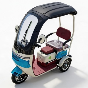 Tricicleta Electrica Voltarom SG-XY, Motor 1000W, Autonomie 50-70 km, Baterie 60V 20Ah, Viteza 25 km pe ora, Fara Permis - Img 2
