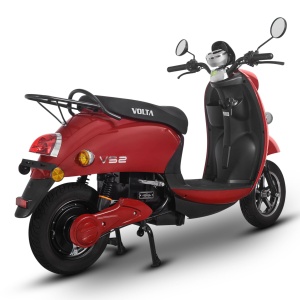 Voltarom S2, motor 2000W, viteza maxima 45 km pe ora, autonomie pana la 60 km, Scuter Electric cu Permis, visiniu - Img 10