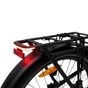 Bicicletă electrică SUV MS Energy Mokosha C502, motor central Ananda M60 de 250 W, cuplu 70 Nm, baterie 48 V, 12 Ah, autonomie 60–120 km, portocaliu - Img 7