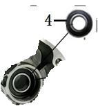 Rulment 6205RS cu etansare din cauciuc pe o parte diferential triciclu electric VT5