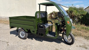 Triciclu Electric Voltarom JK160 Cargo, Fara permis, Autonomie 80 km, 25 km/h, cu Cabina - Img 10
