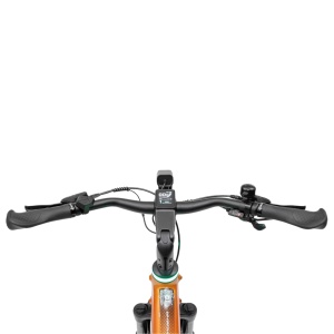 Bicicletă electrică SUV MS Energy Mokosha C502, motor central Ananda M60 de 250 W, cuplu 70 Nm, baterie 48 V, 12 Ah, autonomie 60–120 km, portocaliu - Img 4