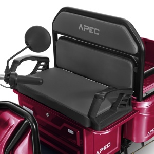 Triciclu electric 1000 W, Voltarom APT4 Fara permis, 60V, 20Ah, 25 Km/h, Rosu, Autonomie 41Km, voltarom.ro,10528