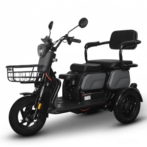 Tricicleta Electrica, Fara Permis, 1000W, Voltarom APM2 GRI, 60V/20Ah, 25Km/h, Autonomie pana la 36km