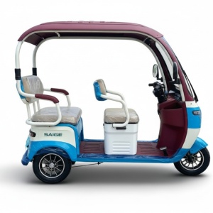 Tricicleta Electrica Voltarom SG-XC, Motor 1800W, Autonomie 60-80 km, Viteza 25 km pe ora, Baterie 72V 20Ah, Fara Permis
