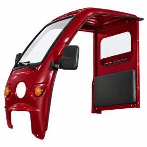 Cabina VT5 ROSU Triciclu Electric, Voltarom Hercules, Metal