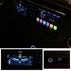 Mașină electrică NEW Q-EN NEGRU – cu 2 locuri, baterie Li-Ion detașabilă 64V/100Ah, autonomie până la 120 km (Copy 2) - Img 4