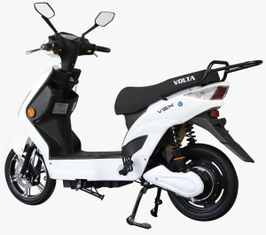 Scuter Electric (Bicicleta), Fara Permis, Cu Pedale Volta SX - 220 W, viteza maxima 25 km pe ora, Alb, voltarom.ro,2933