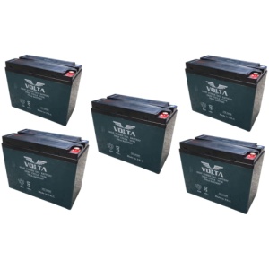 Set 5 baterii, acumulatori, pentru tricicluri electrice 60V-60Ah
