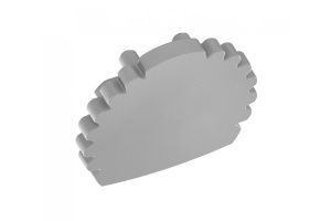 Capac profil bara umerase LED Glax argintie (10 buc. în blister)