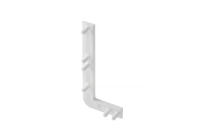 Capac terminatie profil Gola J, dreapta, alb , LED, VELLO