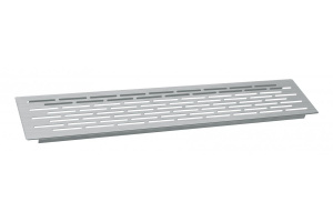 Grila de ventilație din aluminiu , 50x100 mm, culoare inox