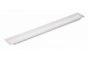 Grila de ventilație pentru bucătărie 484x60mm , otel periat
