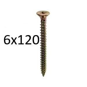Holsurub 6 x 120 mm