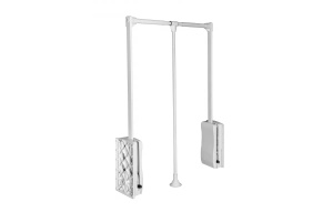 Lift umeraș hanine 545mm - 700mm, otel - alb, Ulei