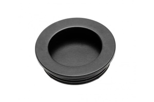 Mâner - buton ingropat din Zamak B224 rotund negru