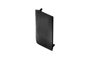 Capac pentru profil L - complet, sistem VELLO fara maner cu functie LED, negru stanga 1buc