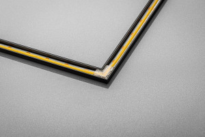 Conector 8mm transparent pentru benzi COB la un unghi de 90 de grade - Img 2