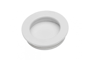 Mâner - buton ingropat din Zamak B224 rotund alb