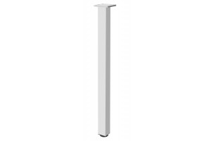 Picior pentru masă pătrat din aluminiu reglabil, aluminiu, 60x60x710