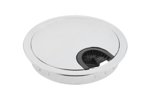 Trecere cablu birou LBF, 80mm, crome
