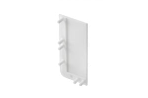 Capac terminatie profil Gola J , dreapta, alb , LED, Vello