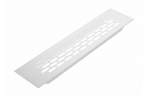 Grila de ventilație din aluminiu W60, 60x245 mm, culoare oțel periat